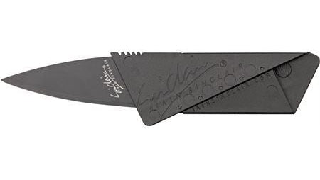 Cardsharp Credit Card Knife Black Polypropylene Body Black SS Blade