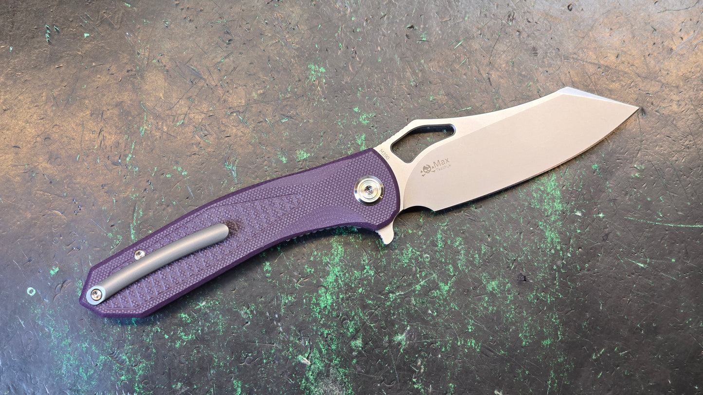 Kubey Drake Purple G10 3.46" Bohler M390 KB310G (NEW - OPEN BOX)