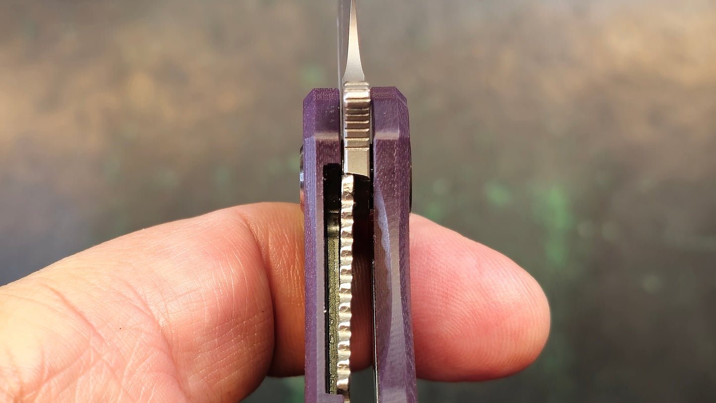 Kubey Drake Purple G10 3.46" Bohler M390 KB310G (NEW - OPEN BOX)