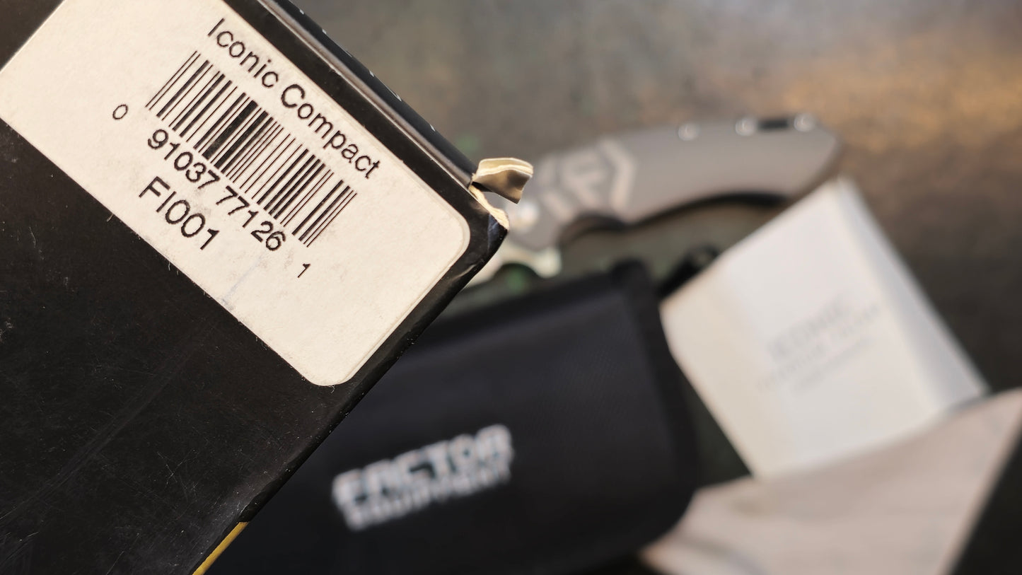 Factor Equipment FI001 Iconic Compact 3.14" S35VN Titanium (NEW - OPEN BOX)