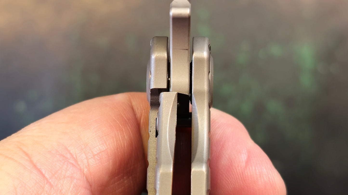 Kubey Sylow Darkblast Titanium 3.46" Darkwash 14C28N (NEW - OPEN BOX)