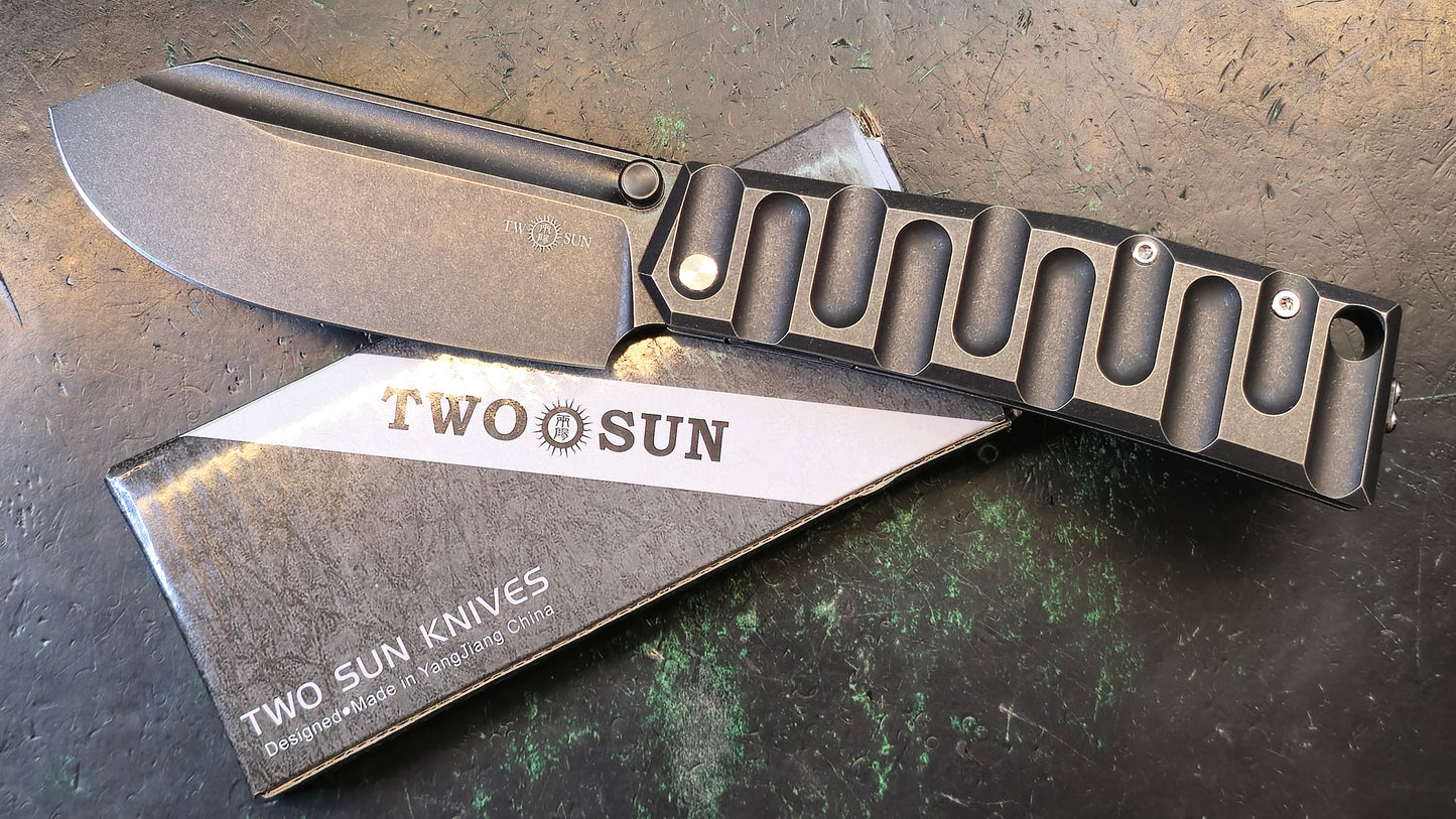 TWOSUN TS552 Black Titanium Handle D2 (NEW)