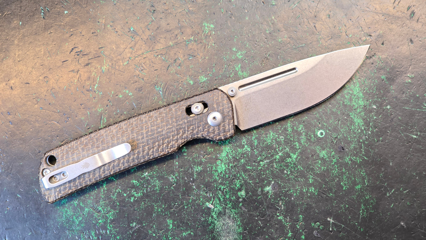 Kizer Escort | 154CM | Micarta (1 NIB & 1 NEW OPEN BOX)