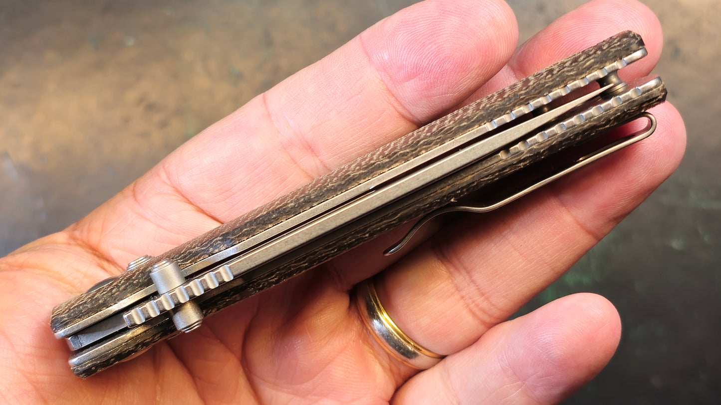 Kizer Escort | 154CM | Micarta (1 NIB & 1 NEW OPEN BOX)