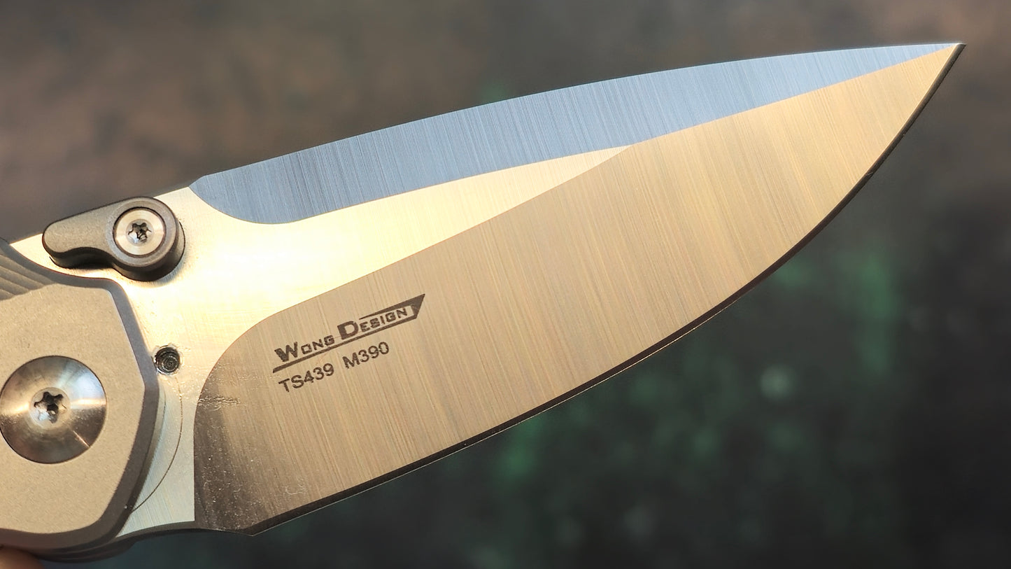TWOSUN TS439 Titanium Handle M390 (NEW/CLOSEOUT)