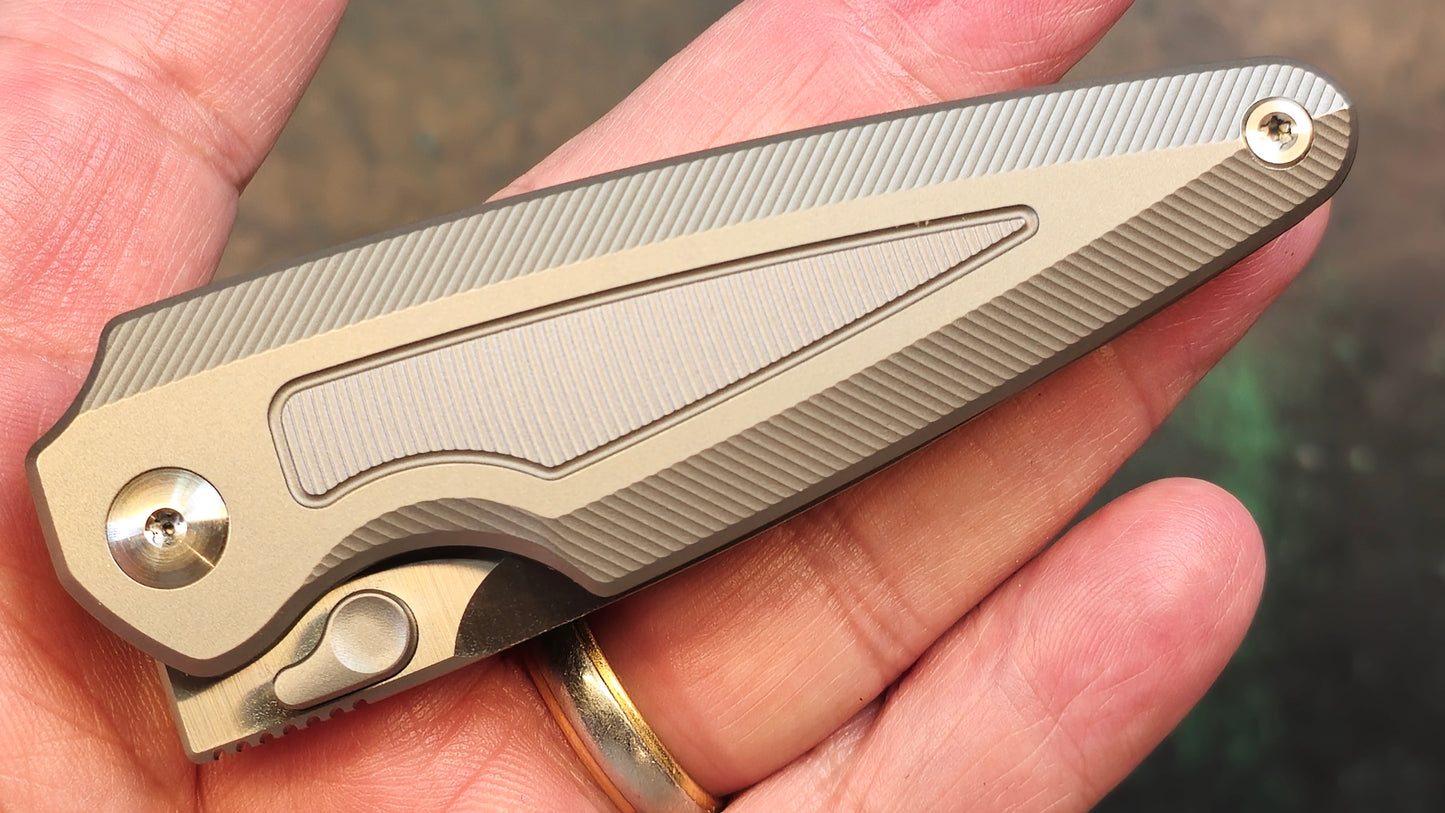 TWOSUN TS439 Titanium Handle M390 (NEW/CLOSEOUT)