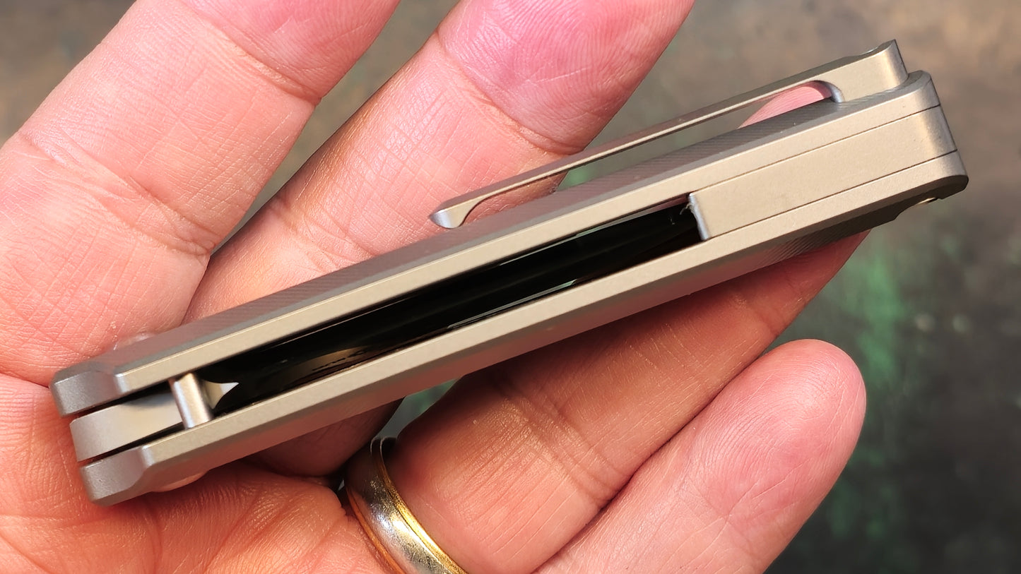 TWOSUN TS439 Titanium Handle M390 (NEW/CLOSEOUT)