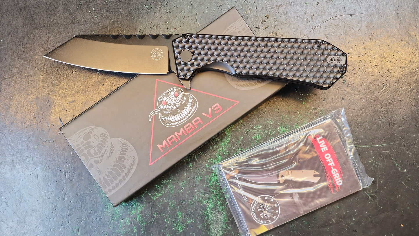 OFFGRID MAMBA V3 Titanium MagnaCut (Blackout) (NEW / CLOSEOUT - OPEN BOX)