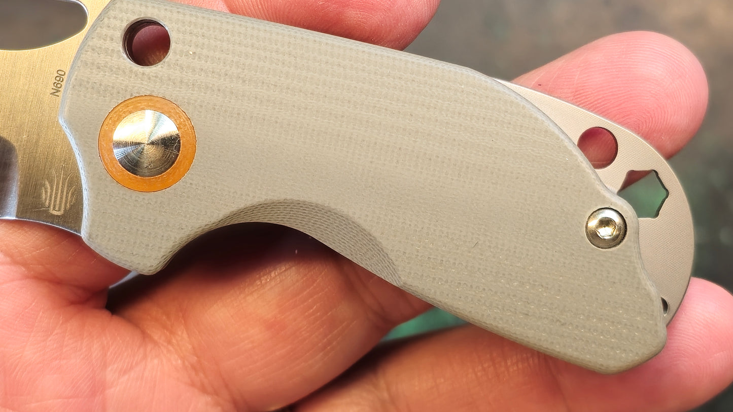 Kizer Catshark | N690 | Titanium+G10 (NEW - OPEN BOX)