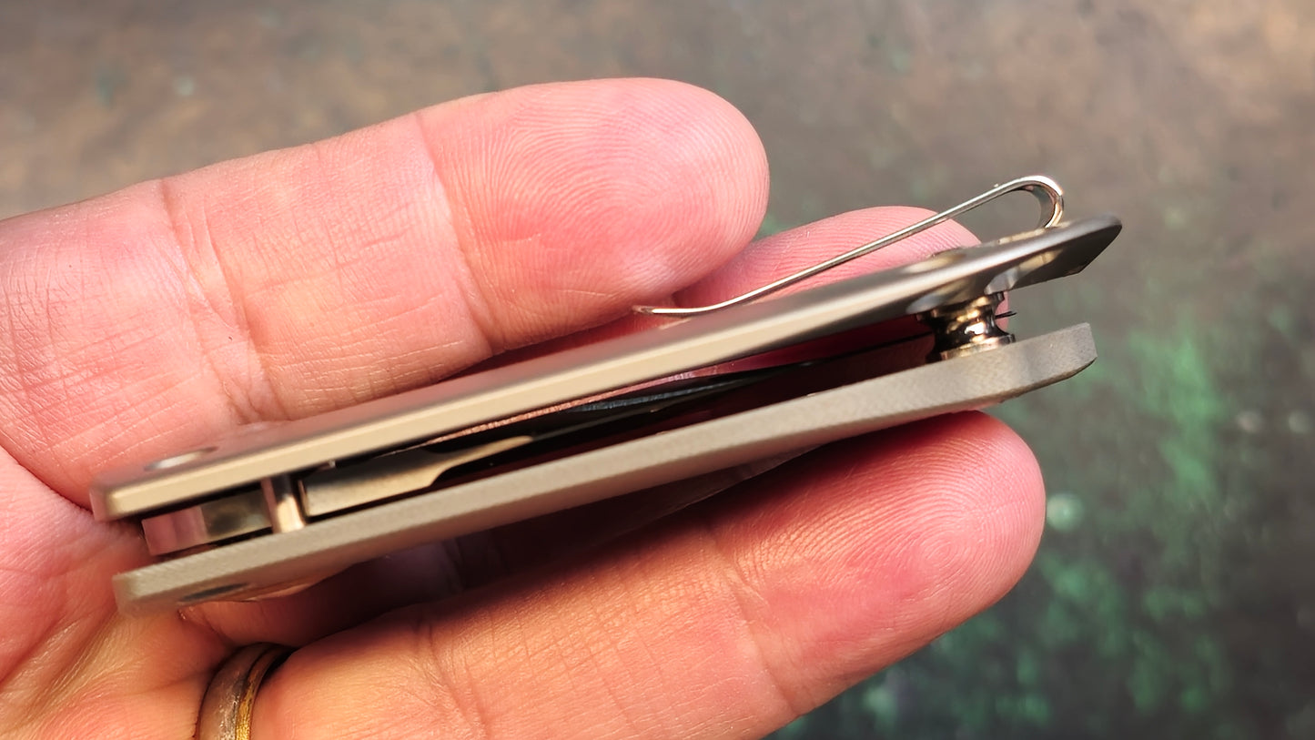 Kizer Catshark | N690 | Titanium+G10 (NEW - OPEN BOX)