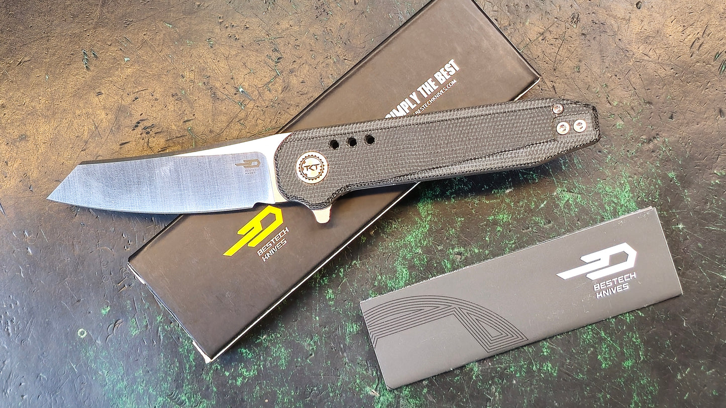 Bestech Syntax Micarta 154CM (NEW - OPEN BOX)