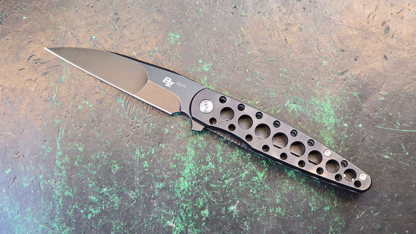 Mass Drop + Brad Zinker Dogtooth Titanium S35VN (NEW - Open Box)