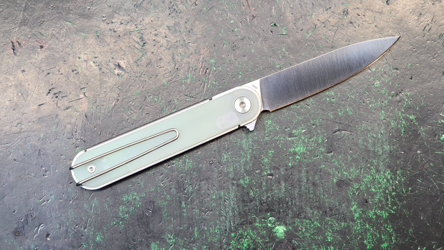 Real Steel Iris Natural G10 Satin 12C27 (New - OPEN BOX)