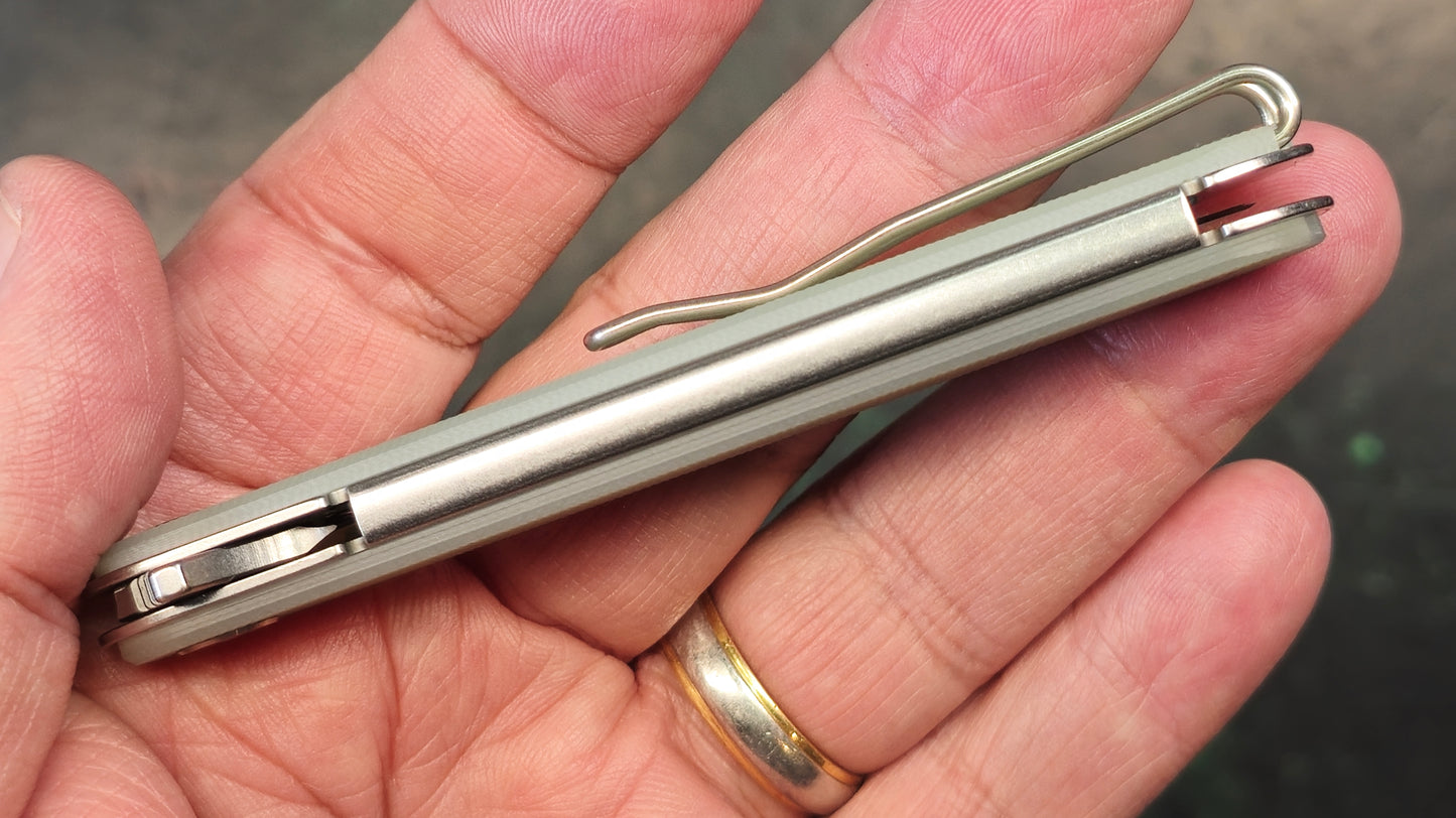 Real Steel Iris Natural G10 Satin 12C27 (New - OPEN BOX)