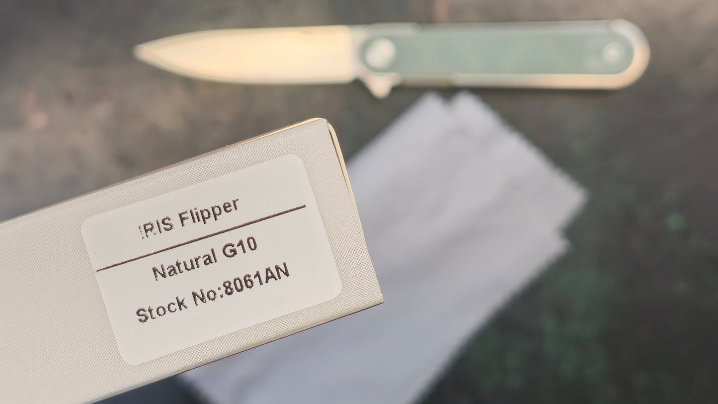 Real Steel Iris Natural G10 Satin 12C27 (New - OPEN BOX)