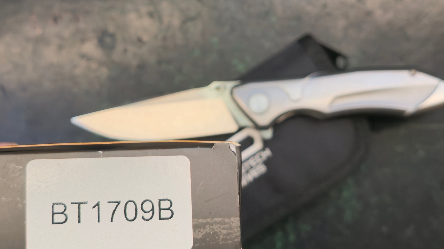 BESTECH STARFIGHTER BT1709B 3.54" CPM-S35VN Blade Titanium Handle (USED)