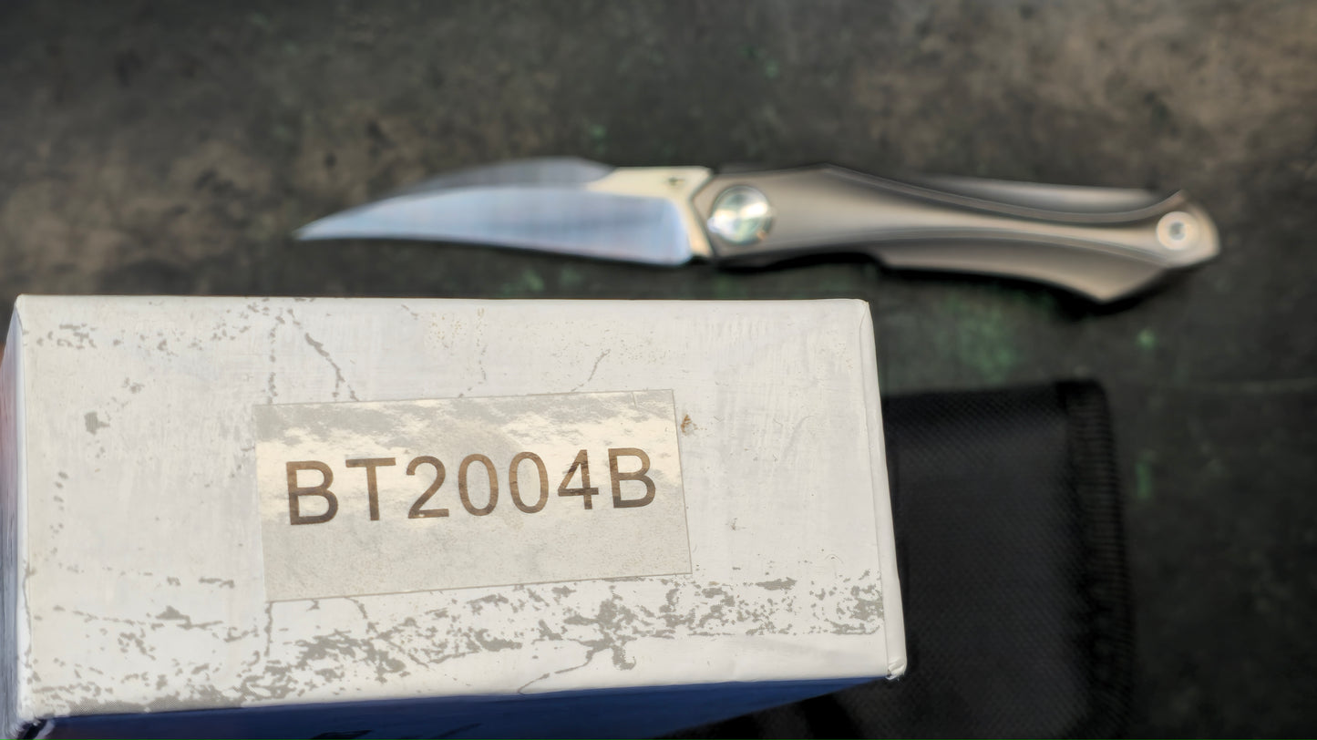 BESTECH IVY Titanium Handle: 3.09" S35VN Blade (NEW - OPEN BOX)