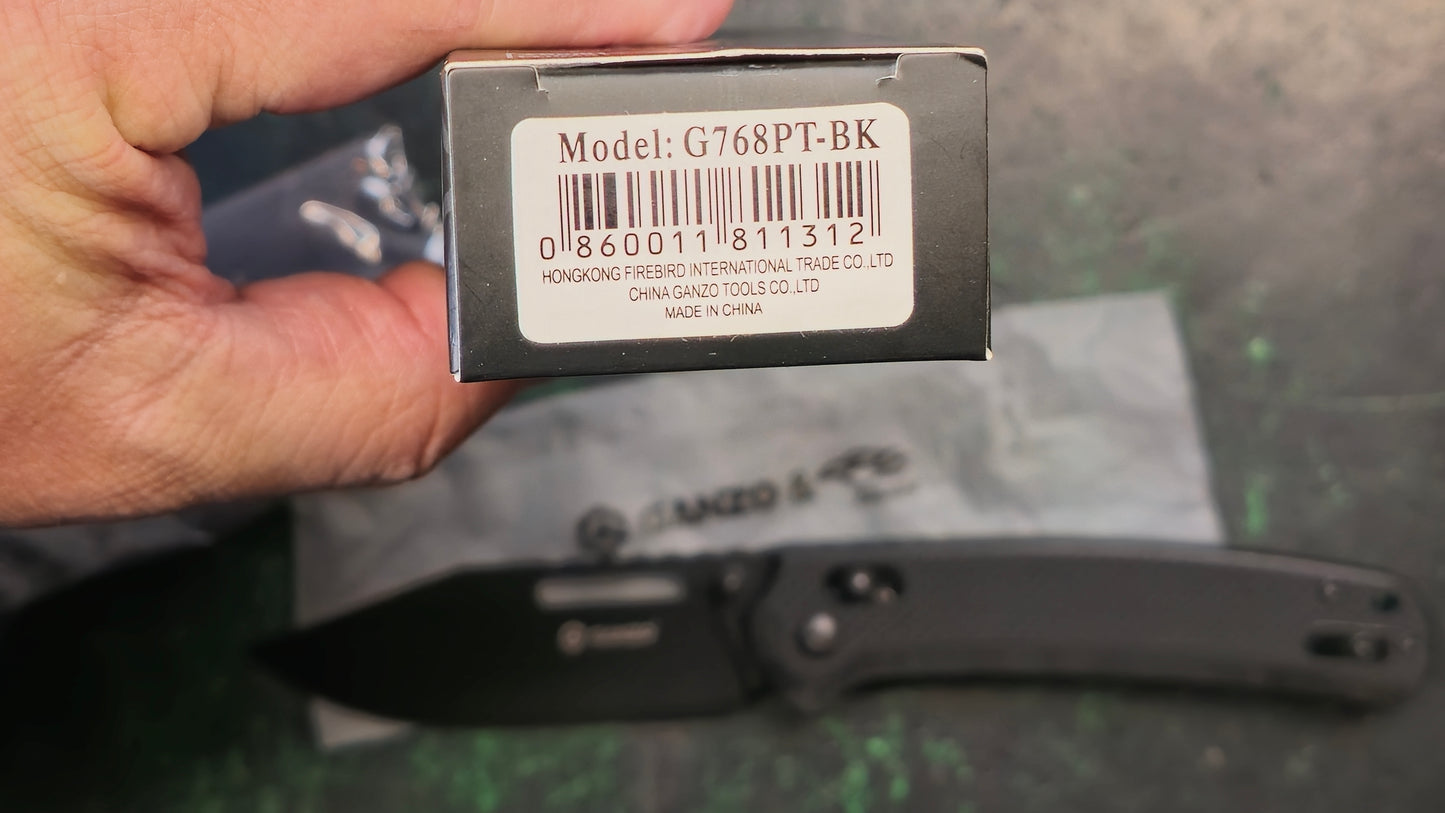 Ganzo G768PT-BK D2 G10 (NEW - OPEN BOX)