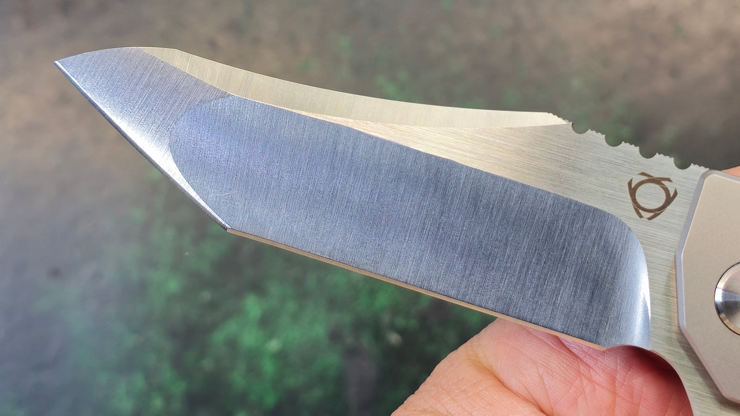 Sixleaf SL-64 10Cr15MoV Blade Titanium/G10 Handle Red (NEW - OPEN BOX)