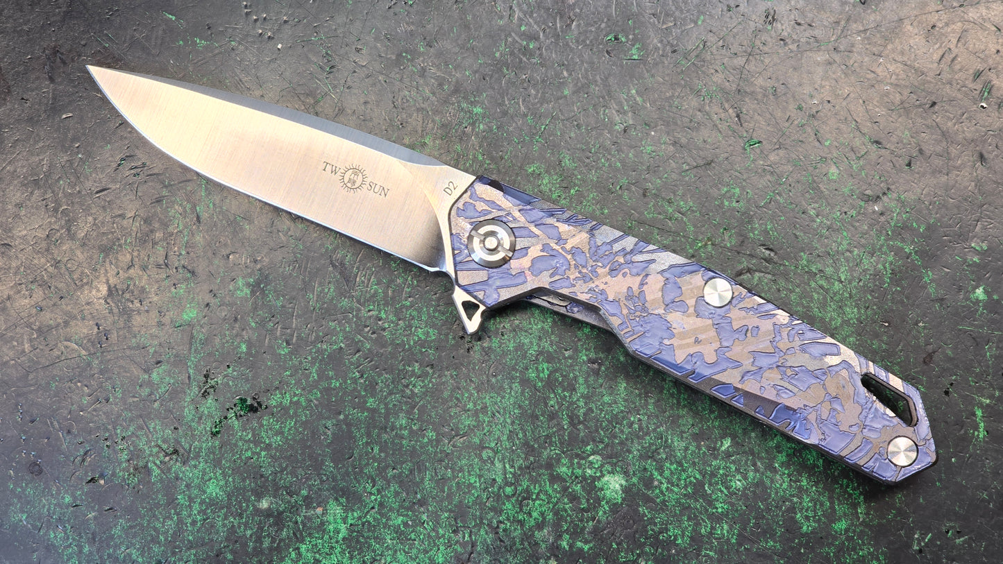 TWOSUN TS21 3D Topograph multi colored titanium D2 (NEW)