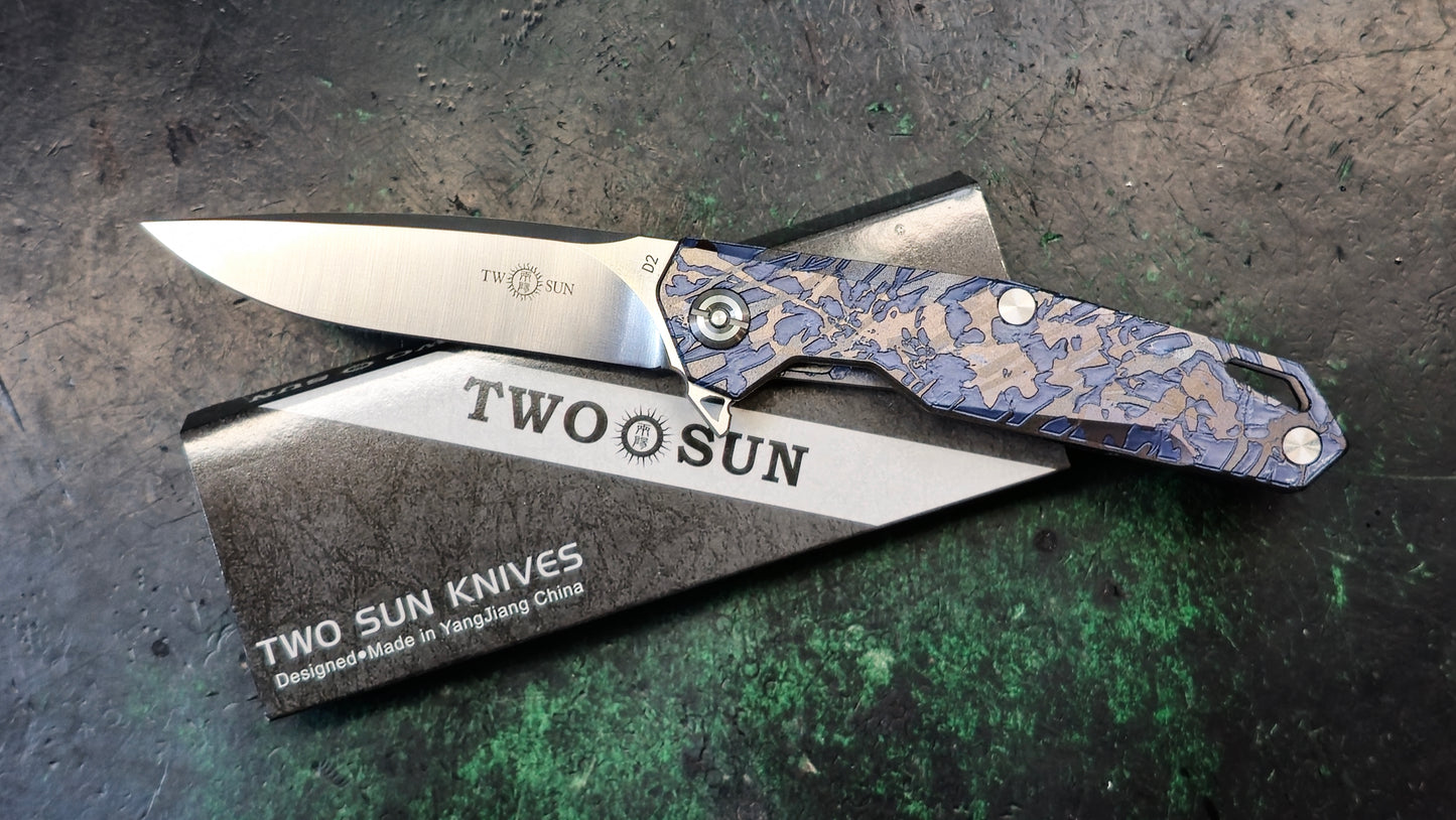 TWOSUN TS21 3D Topograph multi colored titanium D2 (NEW)