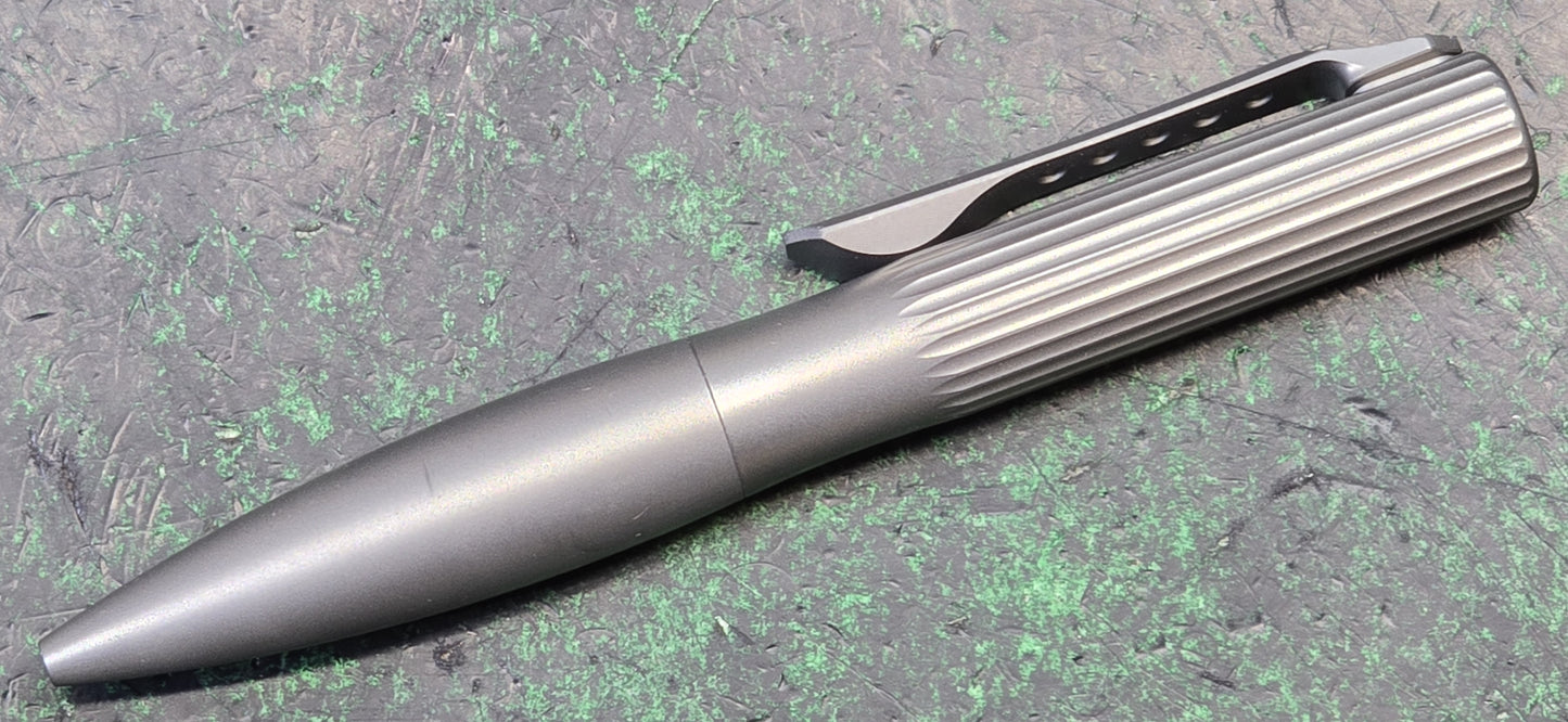 TWOSUN PEN26 Tactical Bolt Action Pen Titanium Body Black Ink (NEW)