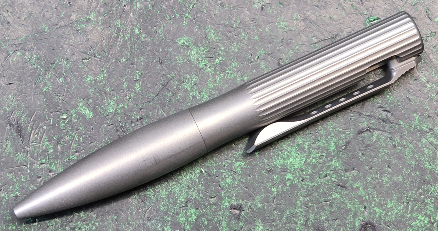 TWOSUN PEN26 Tactical Bolt Action Pen Titanium Body Black Ink (NEW)