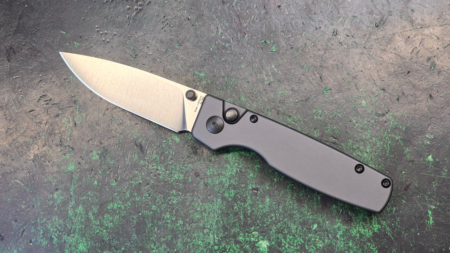 Kizer Original Black Aluminum Handle 3 Inch 154CM (NEW - OPEN BOX)