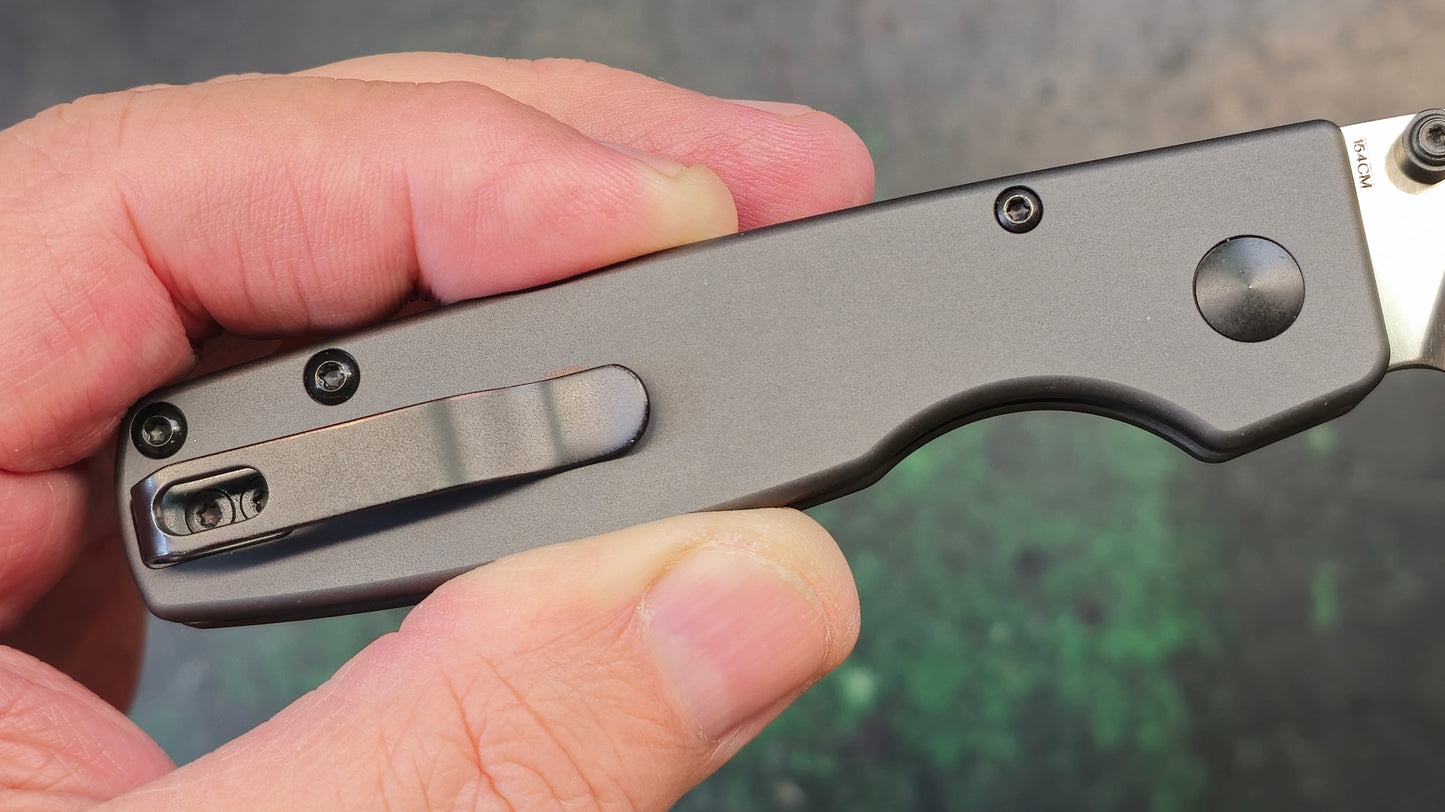 Kizer Original Black Aluminum Handle 3 Inch 154CM (NEW - OPEN BOX)