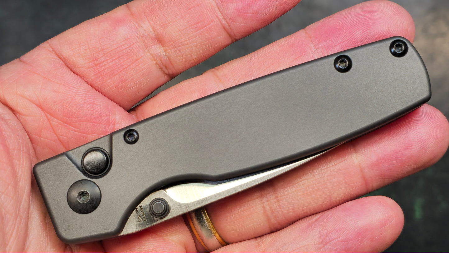 Kizer Original Black Aluminum Handle 3 Inch 154CM (NEW - OPEN BOX)