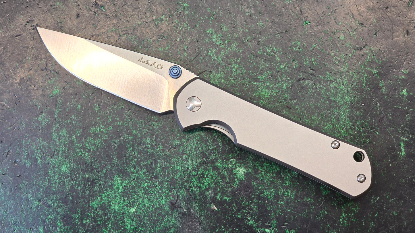 LAND 812S TC4 Titanium S35VN Steel (NEW - OPEN BOX)