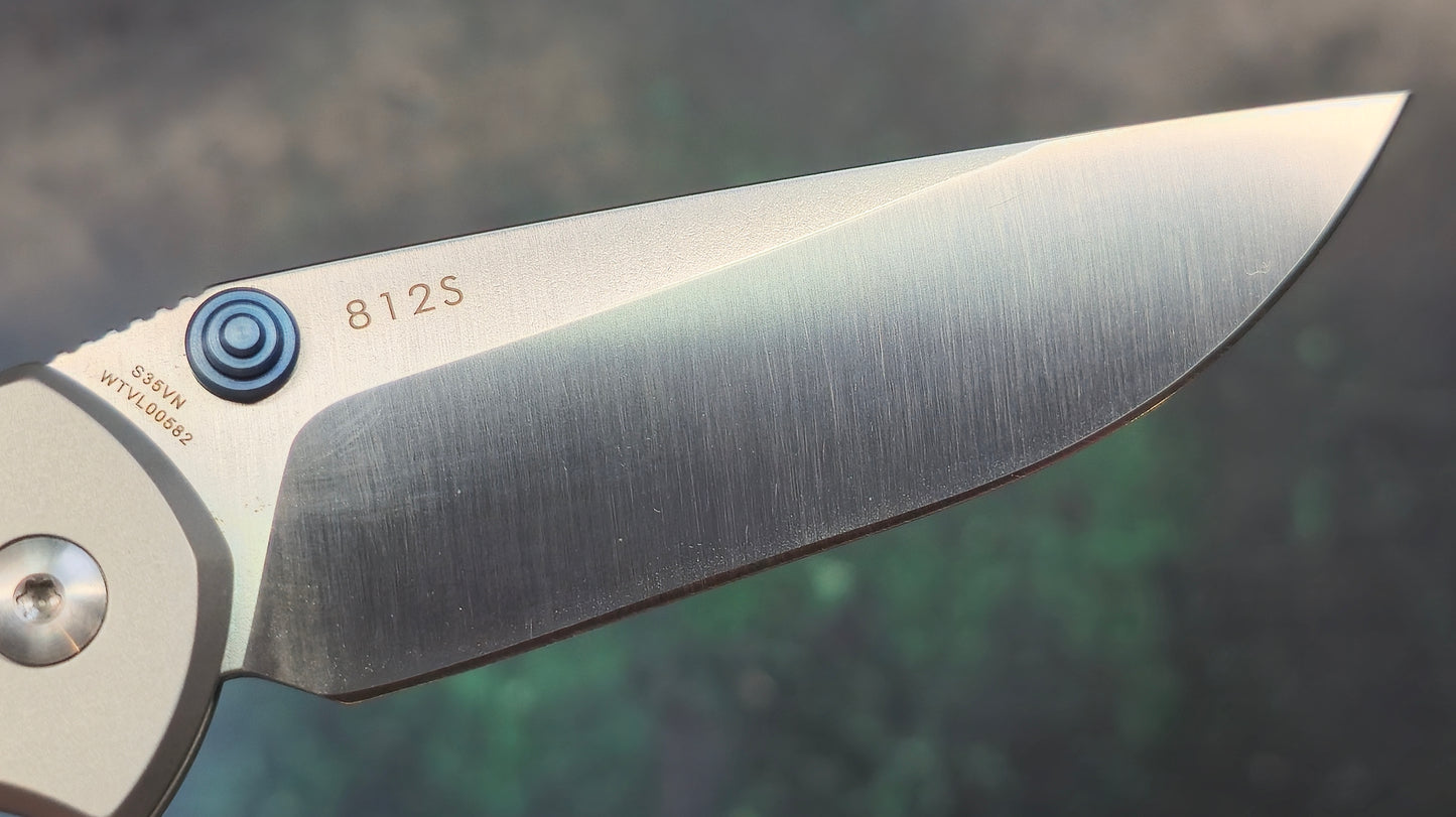 LAND 812S TC4 Titanium S35VN Steel (NEW - OPEN BOX)