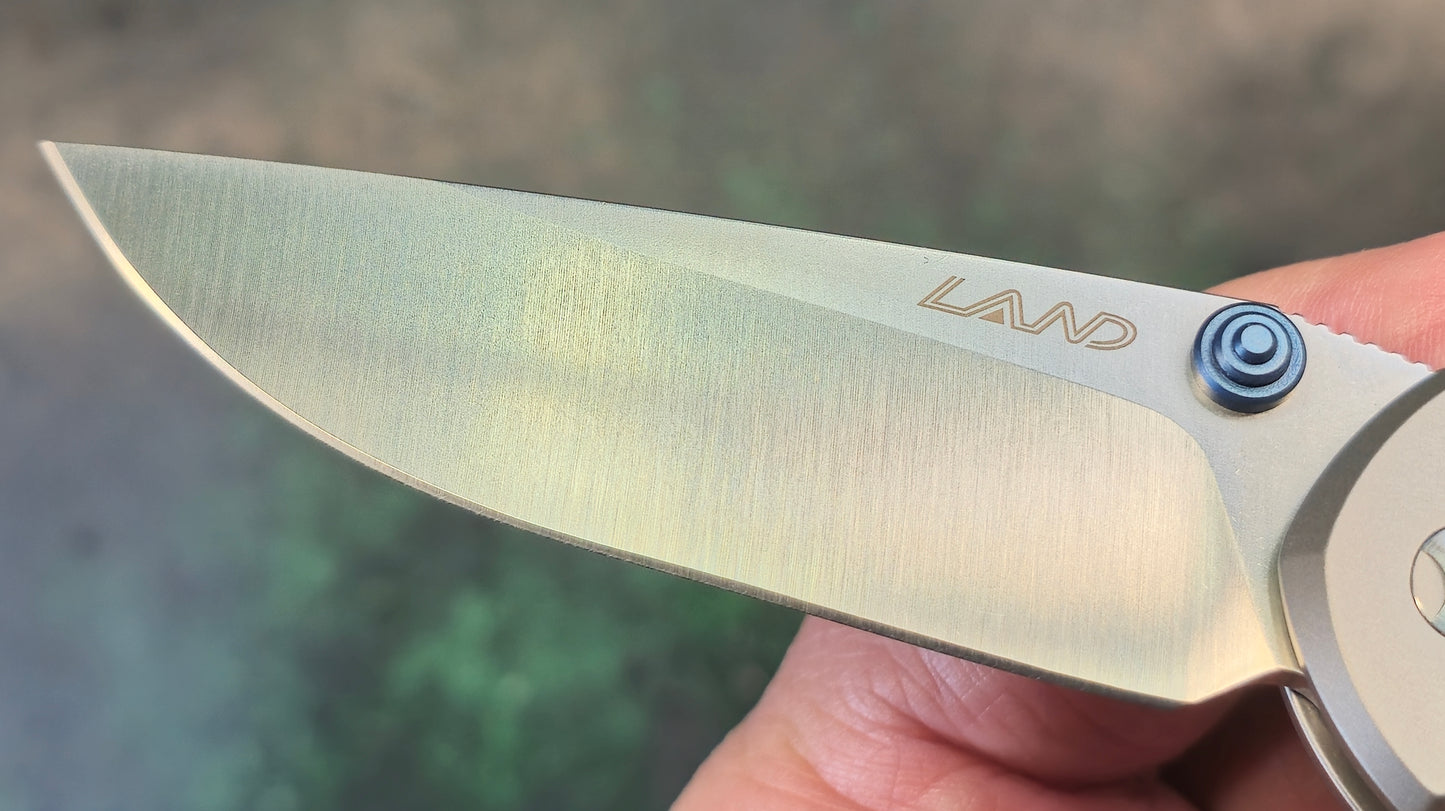 LAND 812S TC4 Titanium S35VN Steel (NEW - OPEN BOX)
