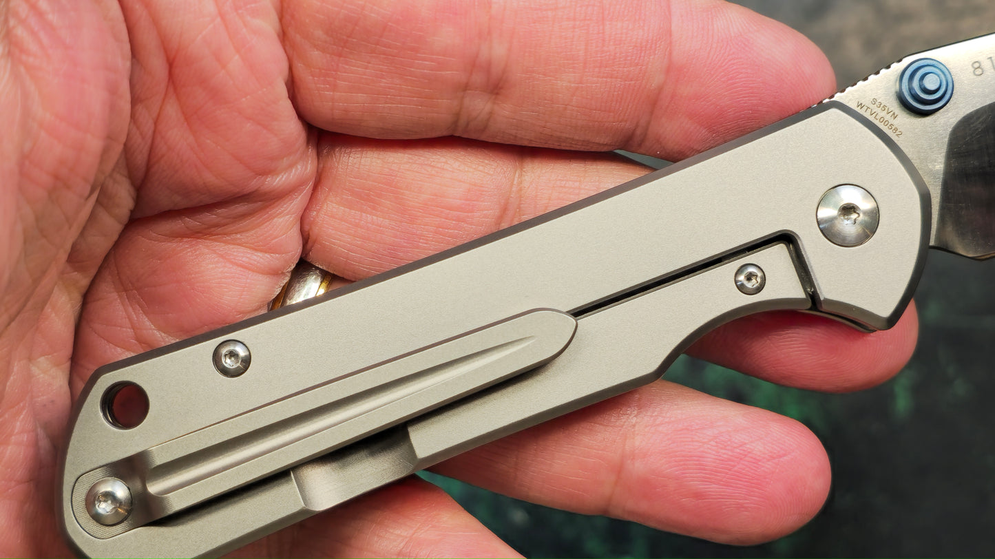 LAND 812S TC4 Titanium S35VN Steel (NEW - OPEN BOX)