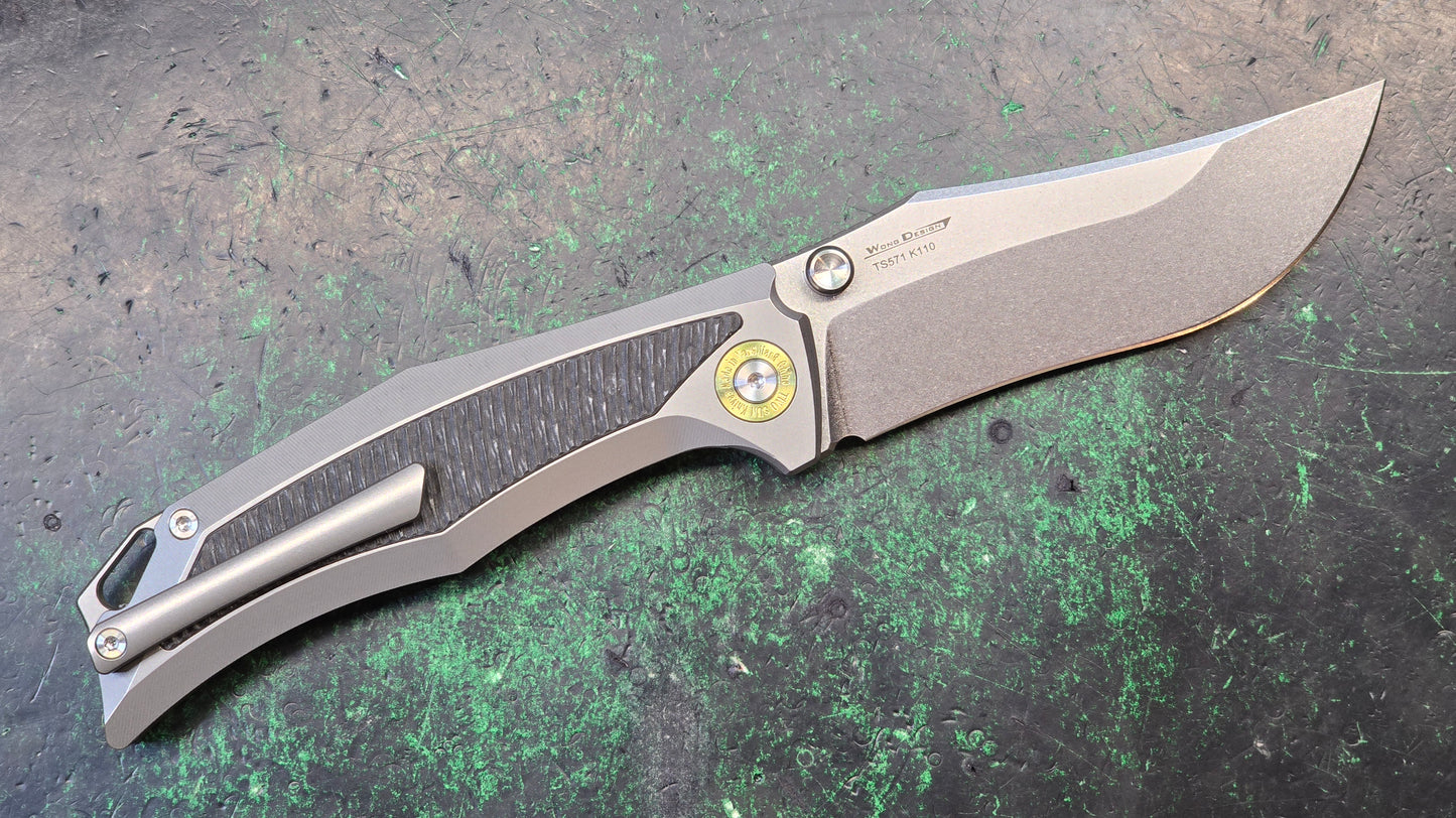 TWOSUN TS571 Titanium/Carbon Fiber Handle K110 (NEW - OPEN BOX)