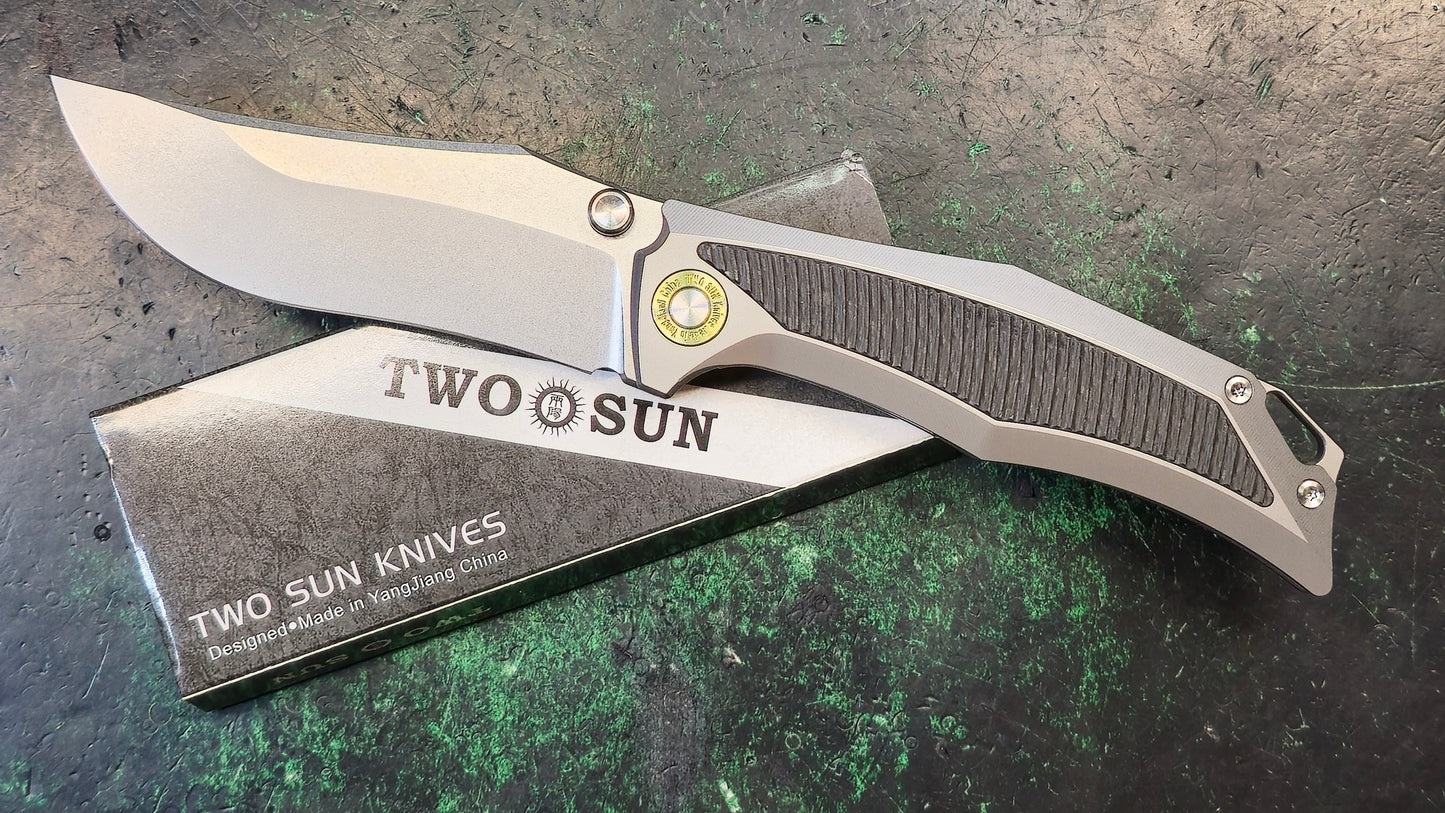 TWOSUN TS571 Titanium/Carbon Fiber Handle K110 (NEW - OPEN BOX)