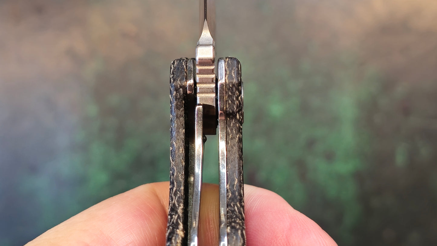 TwoSun TS392 Black Micarta Handle D2 (NEW)