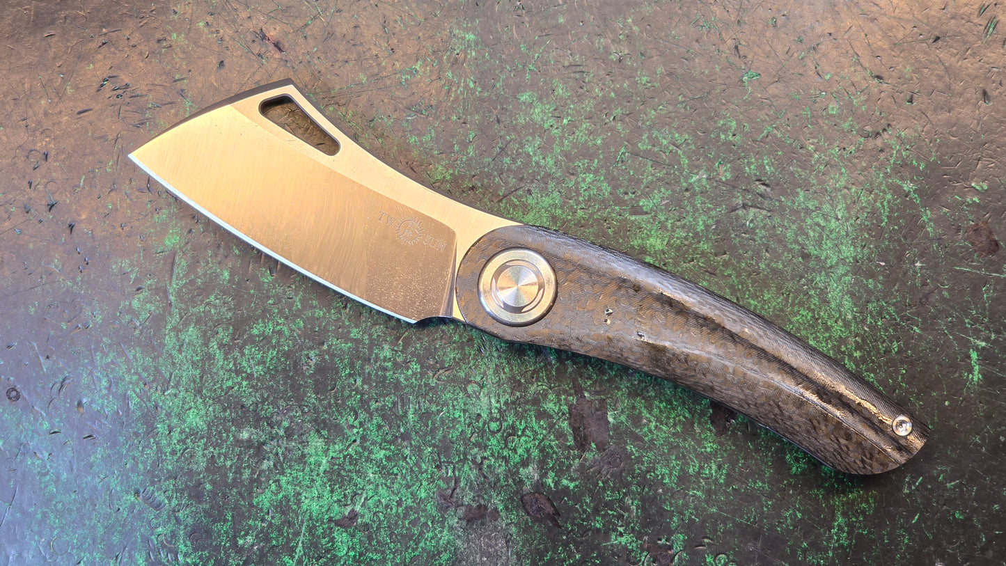 TWOSUN TS137 TC4 TITANIUM CARBON FIBER M390 (NEW)