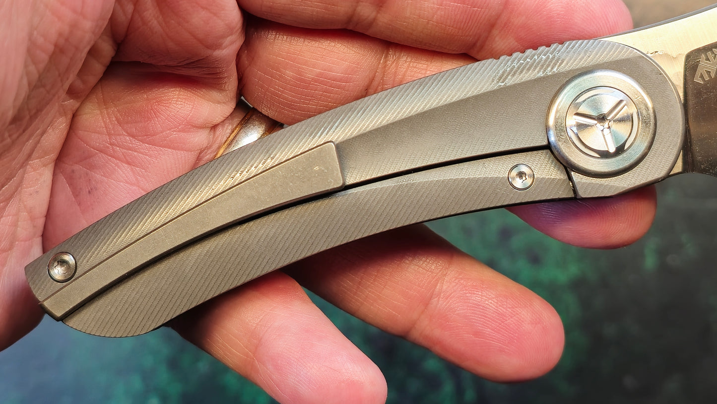 TWOSUN TS137 TC4 TITANIUM CARBON FIBER M390 (NEW)
