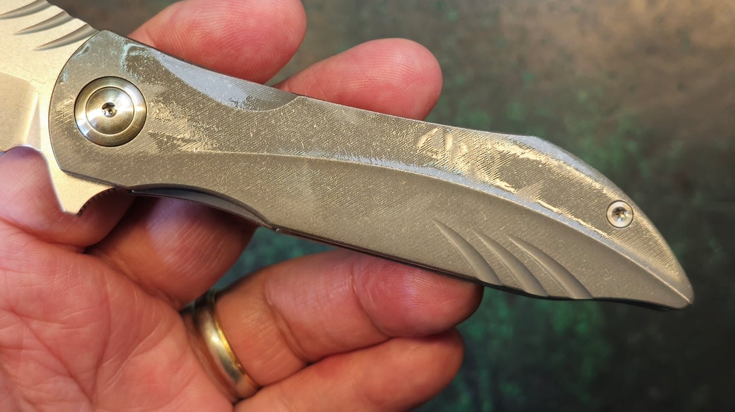 TWOSUN TS363 Gray Titanium Handle D2