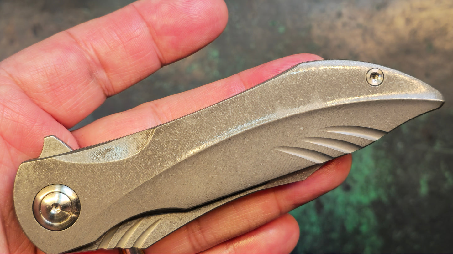 TWOSUN TS363 Gray Titanium Handle D2