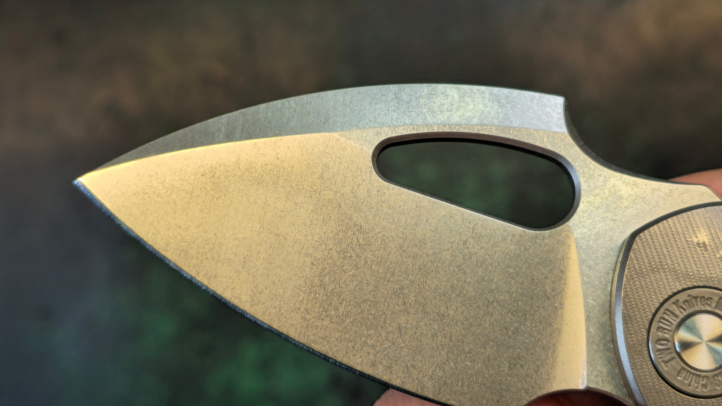TWOSUN TS230 Titanium Handle 14C28N (NEW)