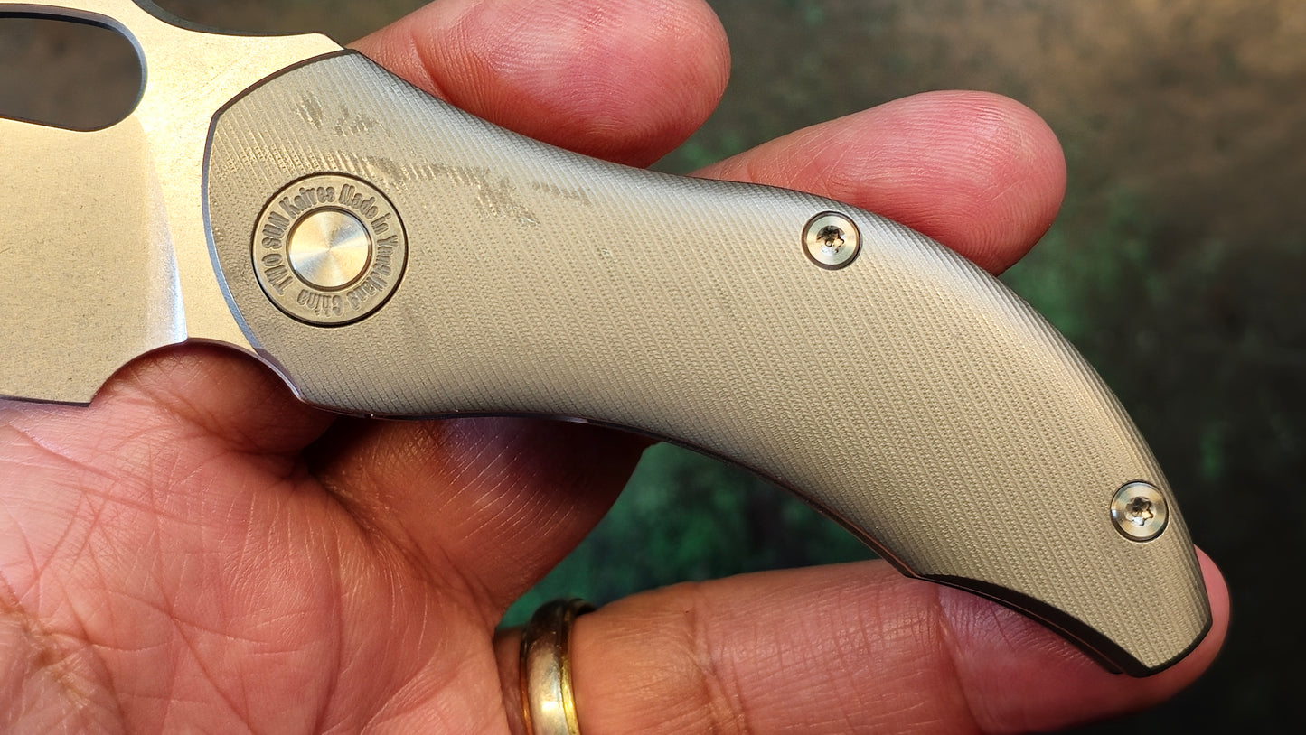 TWOSUN TS230 Titanium Handle 14C28N (NEW)