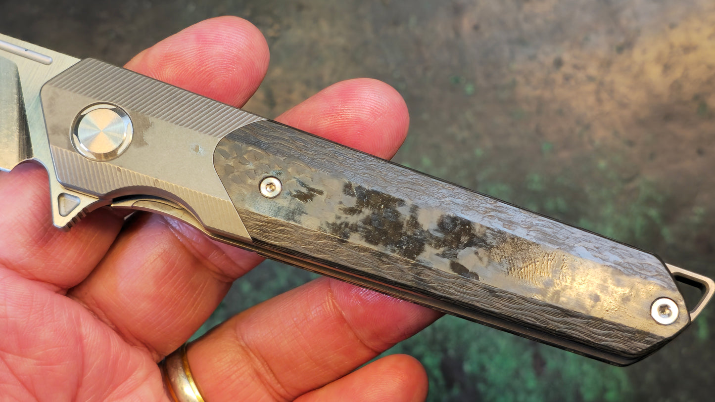 TWOSUN TS290 Black Carbon Fiber/Titanium Handle D2 (NEW)