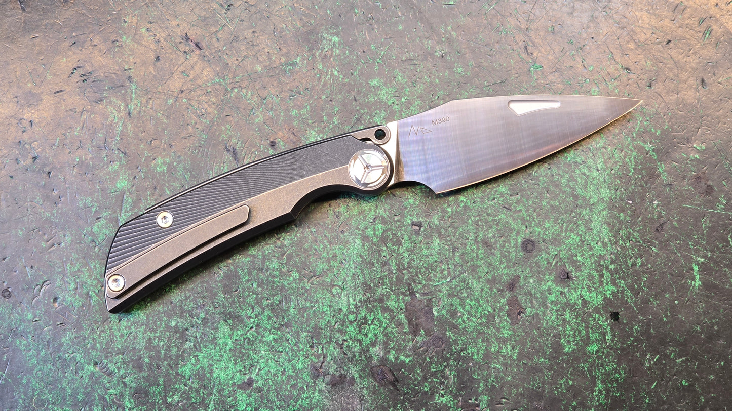 TwoSun TS164 SLIP JOINT Titanium Handle M390 (NEW - OPEN BOX)