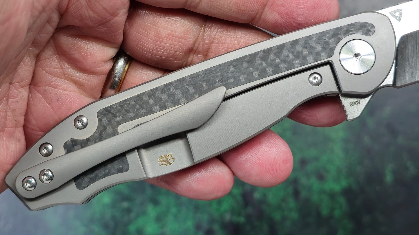 Tuya Scaphoid Titanium Carbon Fiber S90V (NEW)