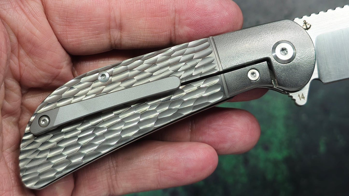 Tuya Rackham Jack Jigged Titanium M390 (NEW)