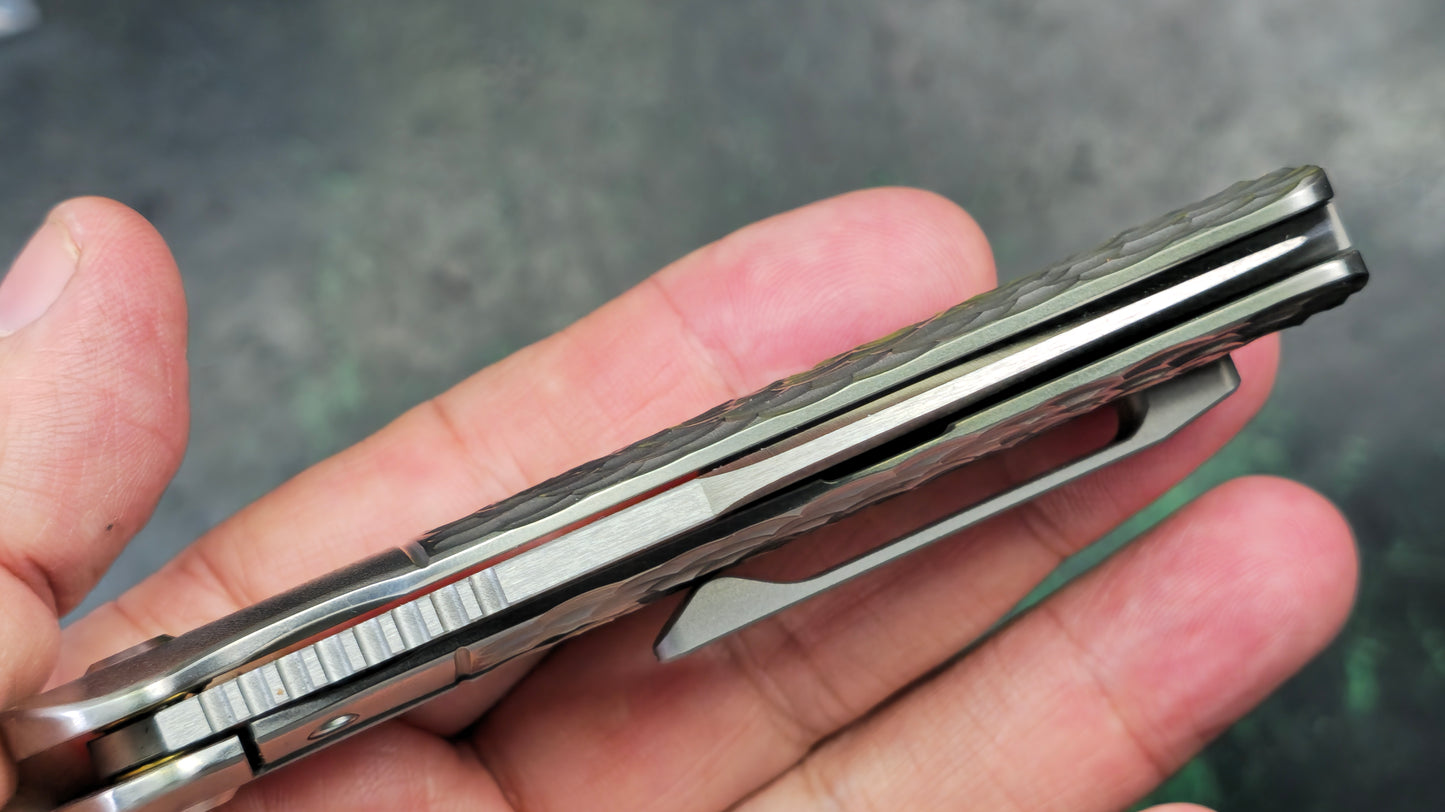 Tuya Rackham Jack Jigged Titanium M390 (NEW)