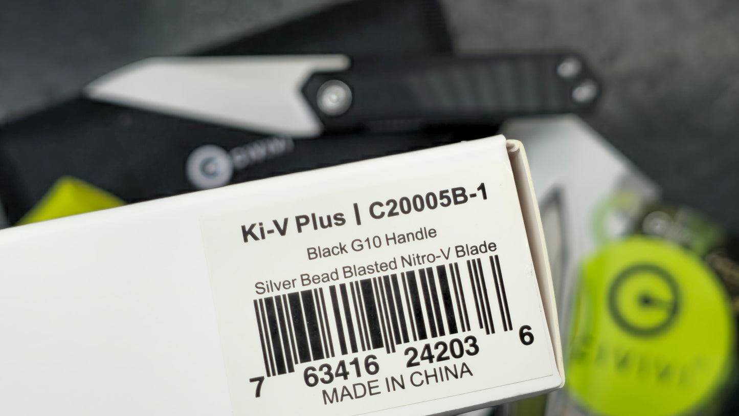 Civivi Ki-V Plus Folding Knife Black G10 Handle Nitro-V (NEW)