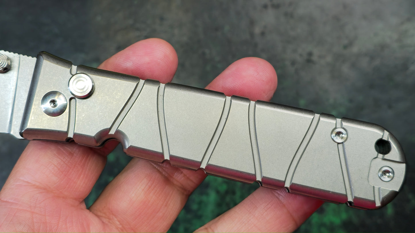 TWOSUN TS409 Button Lock #005 Titanium D2 (NEW - OPEN BOX)